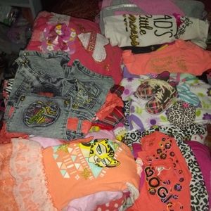 200 item newborn to 2t girls clothing/shoes